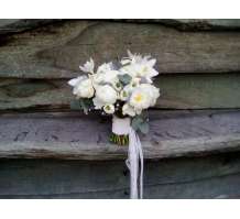 Bouquet blanc et gris